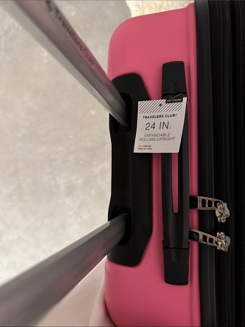 Traveler’s club Hardside Pink Spinner Luggage Travel Bag 🏖️ 24”